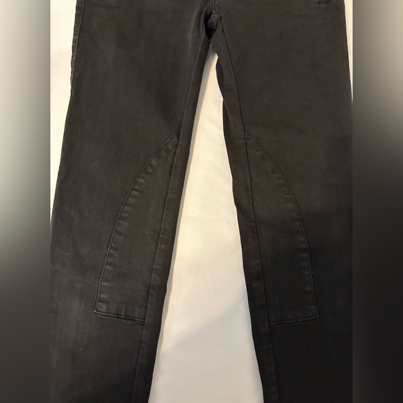 French connection women’s black knee patch Moto style jeans - Picture 2 of 6